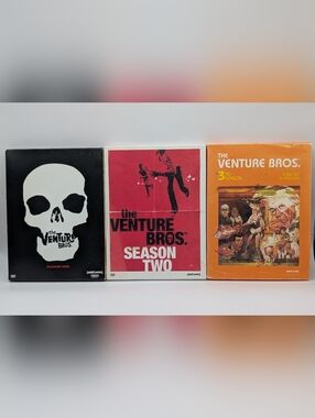The Venture Bros. DVD Box Sets Seasons 1-3 With Slipcovers Adult Swim 6 Discs